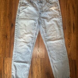 American heal Stylish Light Blue Distressed Jeans
